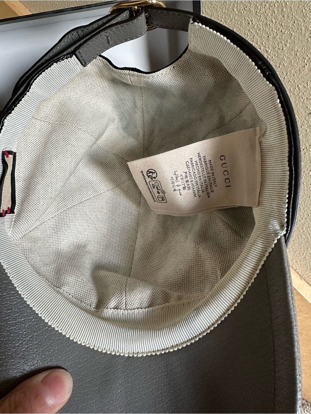 Gucci Diana leather baseball cap - Picture 4 of 8